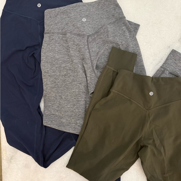 lululemon athletica Pants - lululemon align jogger leggings in Navy, Gray, and Olive